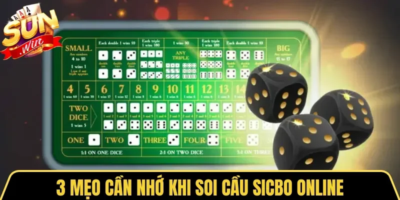 Quy Luật Chơi Tài Xỉu Online Chuẩn Xác Cho Tân Binh 2026 4 Sunwin 3 mẹo cần nhớ khi soi cầu Sicbo online