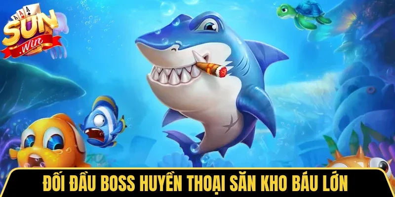 Bắn Cá 5D - Trải Nghiệm Săn Thưởng Đại Dương Đỉnh Cao 3 Sunwin Đối đầu boss huyền thoại săn kho báu lớn